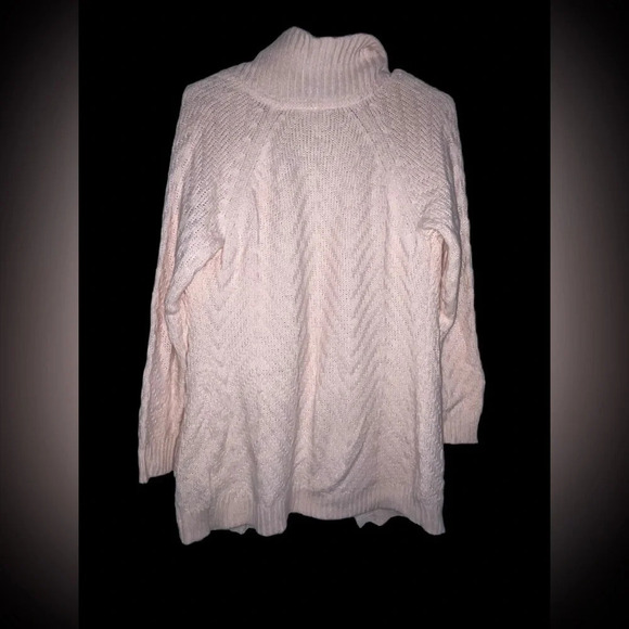 Candies Long Sleeve Open Front Knit Cardigan Blush Pink Women’s Size Small - Picture 2 of 5